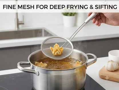 Stainless Steel 10-Piece Cooking Spoons Set for Kitchen